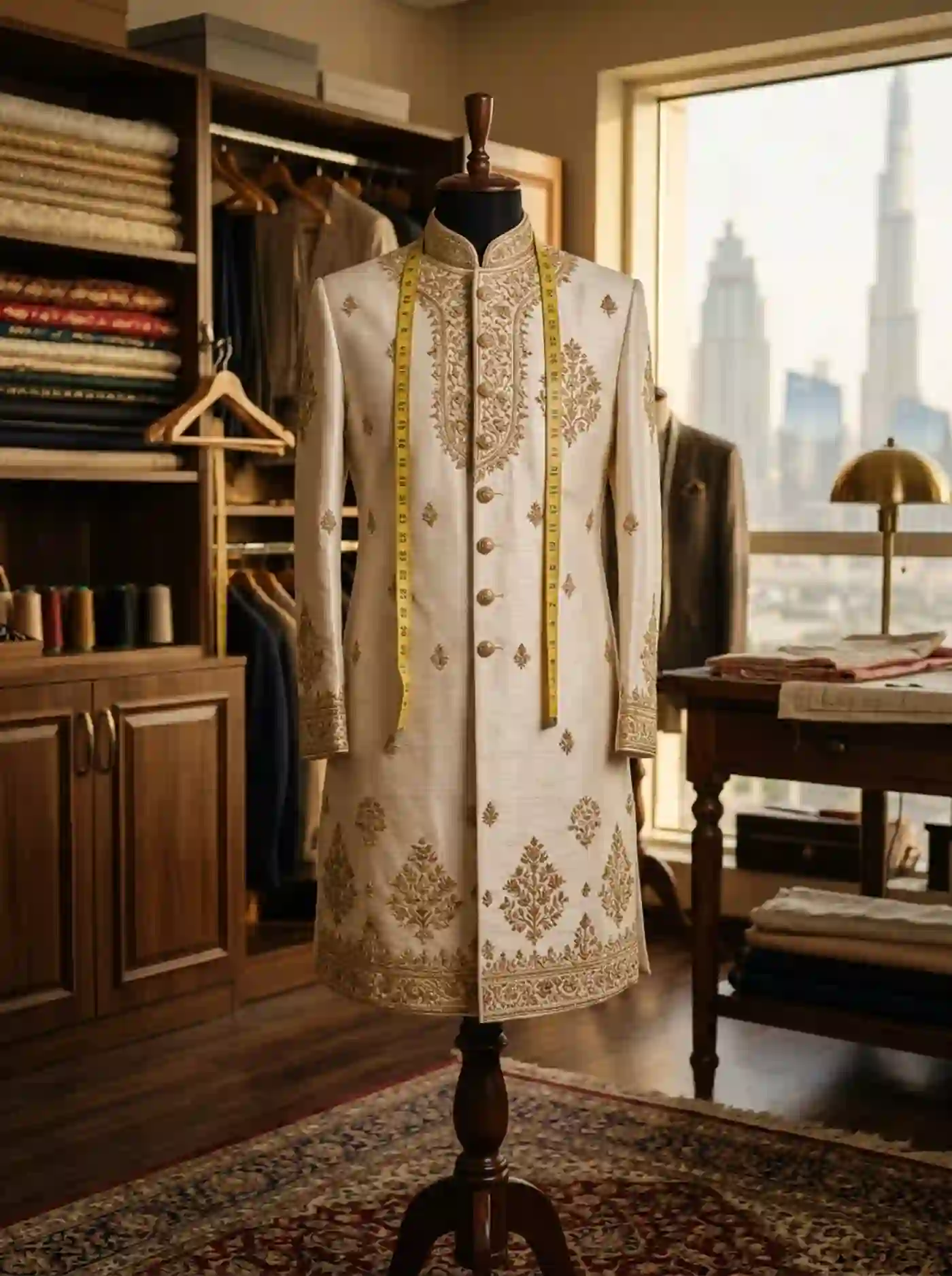 Bespoke tailoring at Vijay Fashions, Bur Dubai